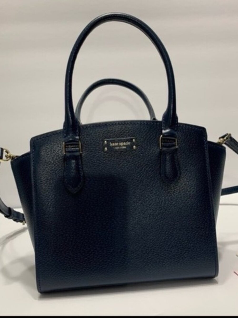 Kate Spade Jeanne Satchel/Crossbody Navy Blue